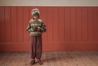 Little Cotton Clothes / Jessica Trousers Velvet in Nutmeg