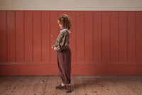 Little Cotton Clothes / Jessica Trousers Velvet in Nutmeg