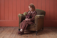 Little Cotton Clothes / Jessica Trousers Velvet in Nutmeg
