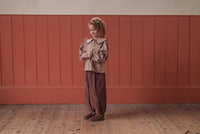 Little Cotton Clothes / Jessica Trousers Velvet in Nutmeg