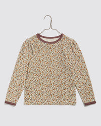 Little Cotton Clothes / Organic Pointelle T-shirt Prairie Floral