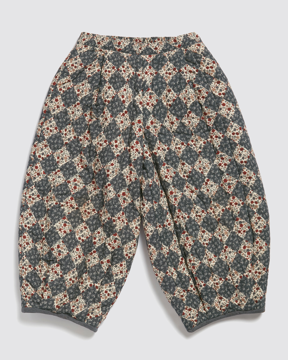 Little Cotton Clothes / Quilted Jessica Trousers Harlequin Floral