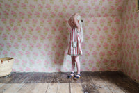 Little Cotton Clothes / Hannah Dress Raspberry Stripe