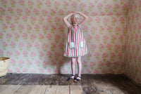 Little Cotton Clothes / Hannah Dress Raspberry Stripe