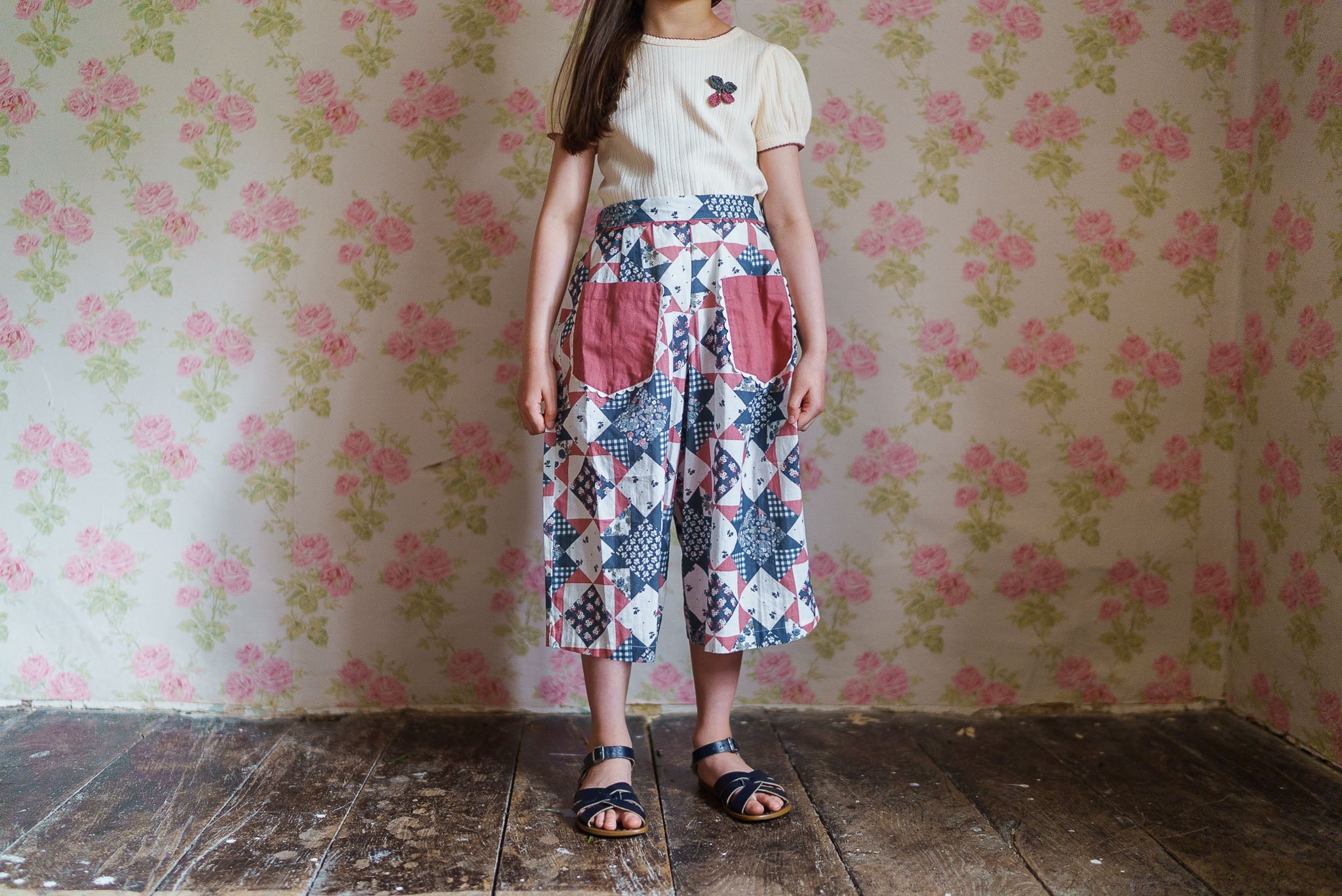 Little Cotton Clothes / Molly Trousers Patchwork Floral – Mico Donum
