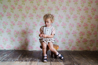 Little Cotton Clothes / Dhalia Romper Straw Check