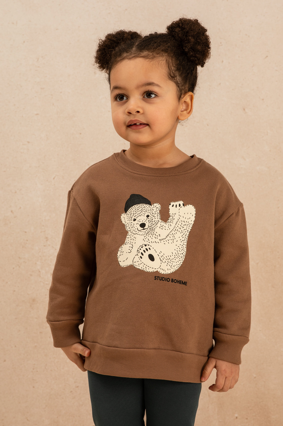 studio boheme paris / CLASSIC SWEAT-SHIRT -MILK CHOCOLATE - one BEAR – Mico  Donum