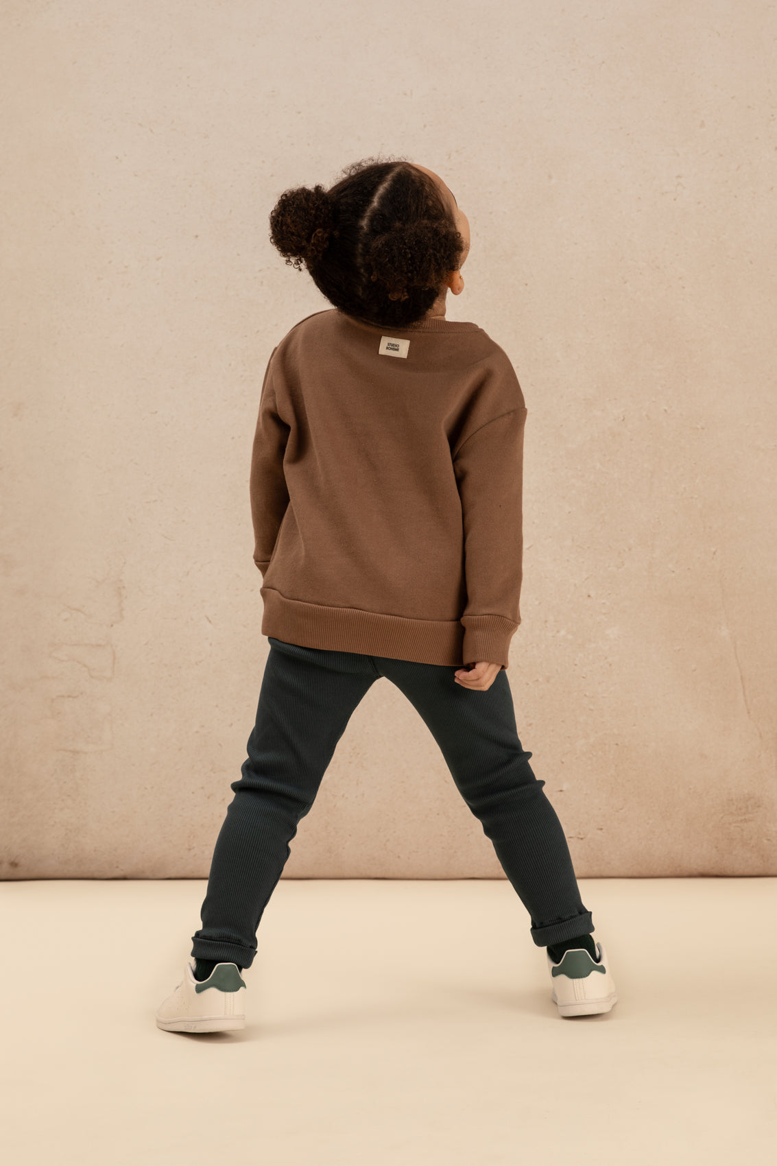 studio boheme paris /  CLASSIC SWEAT-SHIRT -MILK CHOCOLATE - one BEAR