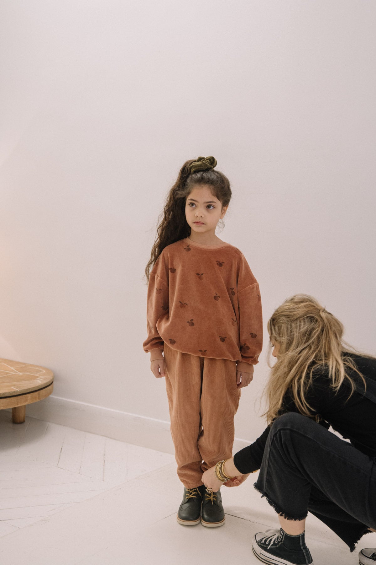 studio boheme paris /  CLASSIC SWEAT-SHIRT - OLD PINK - APPLES