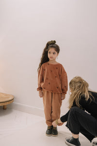 studio boheme paris /  CLASSIC SWEAT-SHIRT - OLD PINK - APPLES