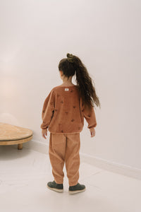 studio boheme paris /  CLASSIC SWEAT-SHIRT - OLD PINK - APPLES