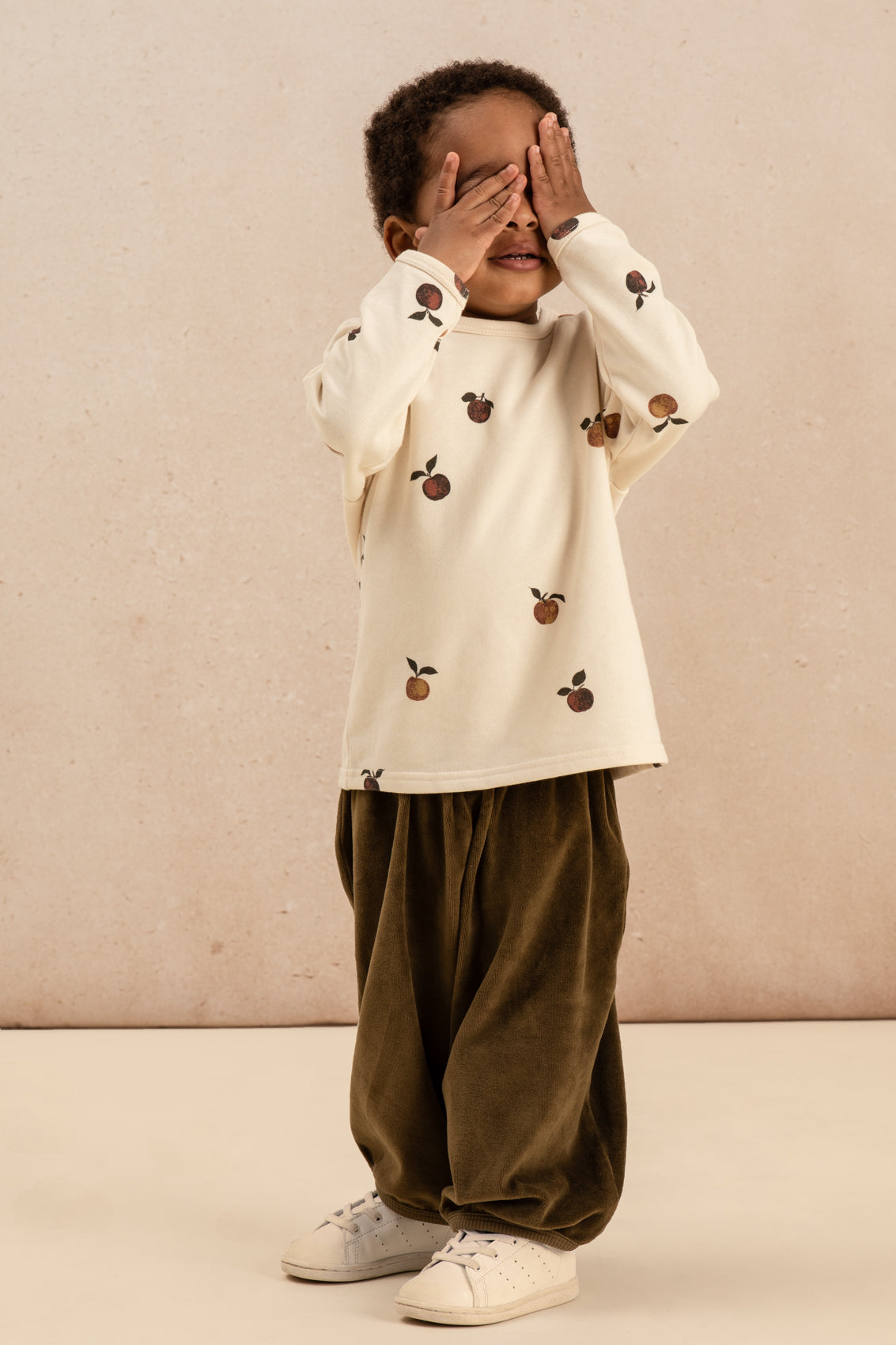 studio boheme paris / NOÉ SWEAT-SHIRT ECRU - APPLES