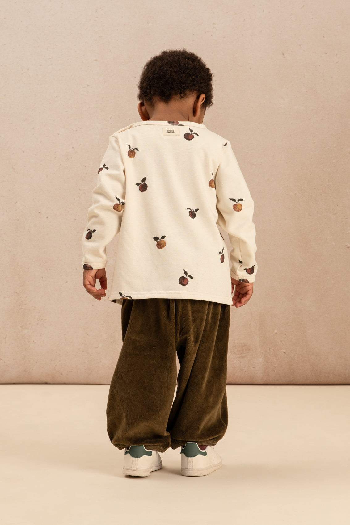 studio boheme paris / NOÉ SWEAT-SHIRT ECRU - APPLES