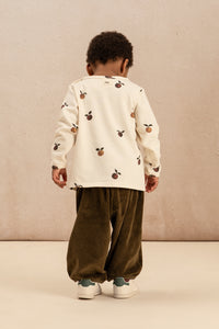 studio boheme paris / NOÉ SWEAT-SHIRT ECRU - APPLES