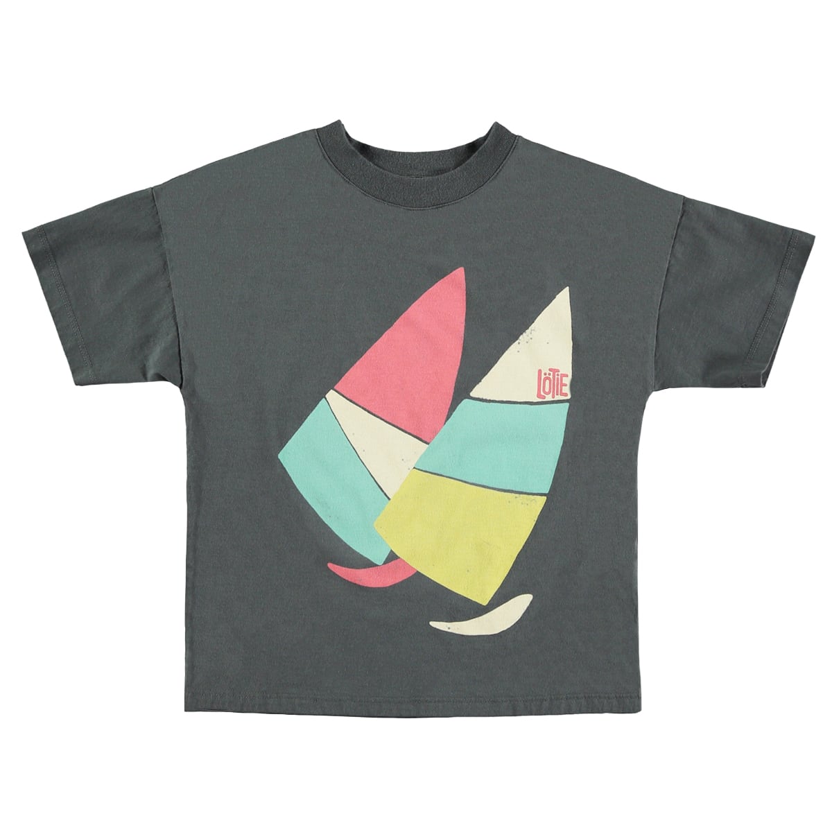 lotiekids  / WIDE FIT TSHIRT - ANTHRACITA-07 108