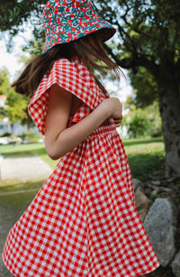 A MONDAY / Eliya Dress - Poppy Check