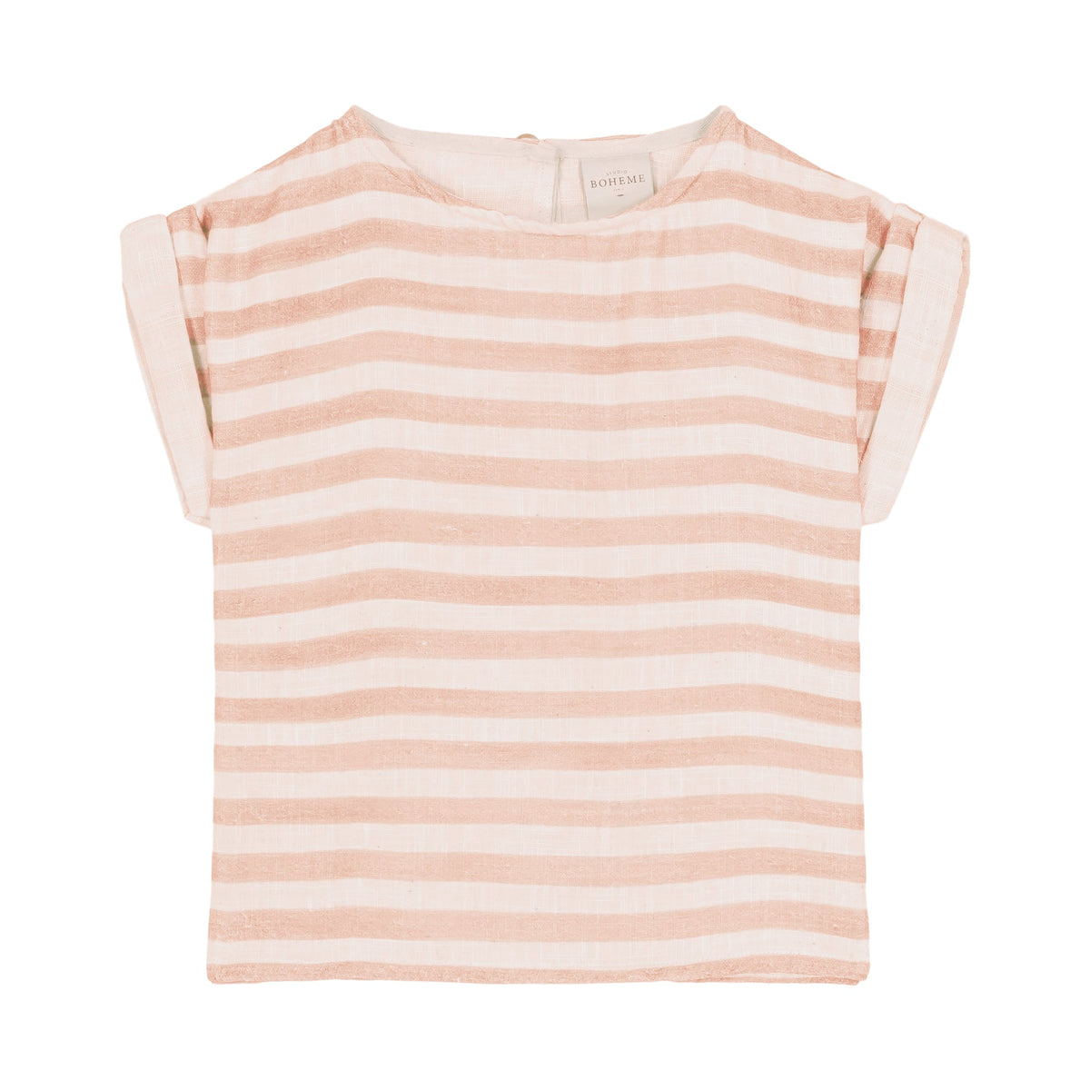 studio boheme paris / BLOUSE PRASLIN - PINK STRIPES