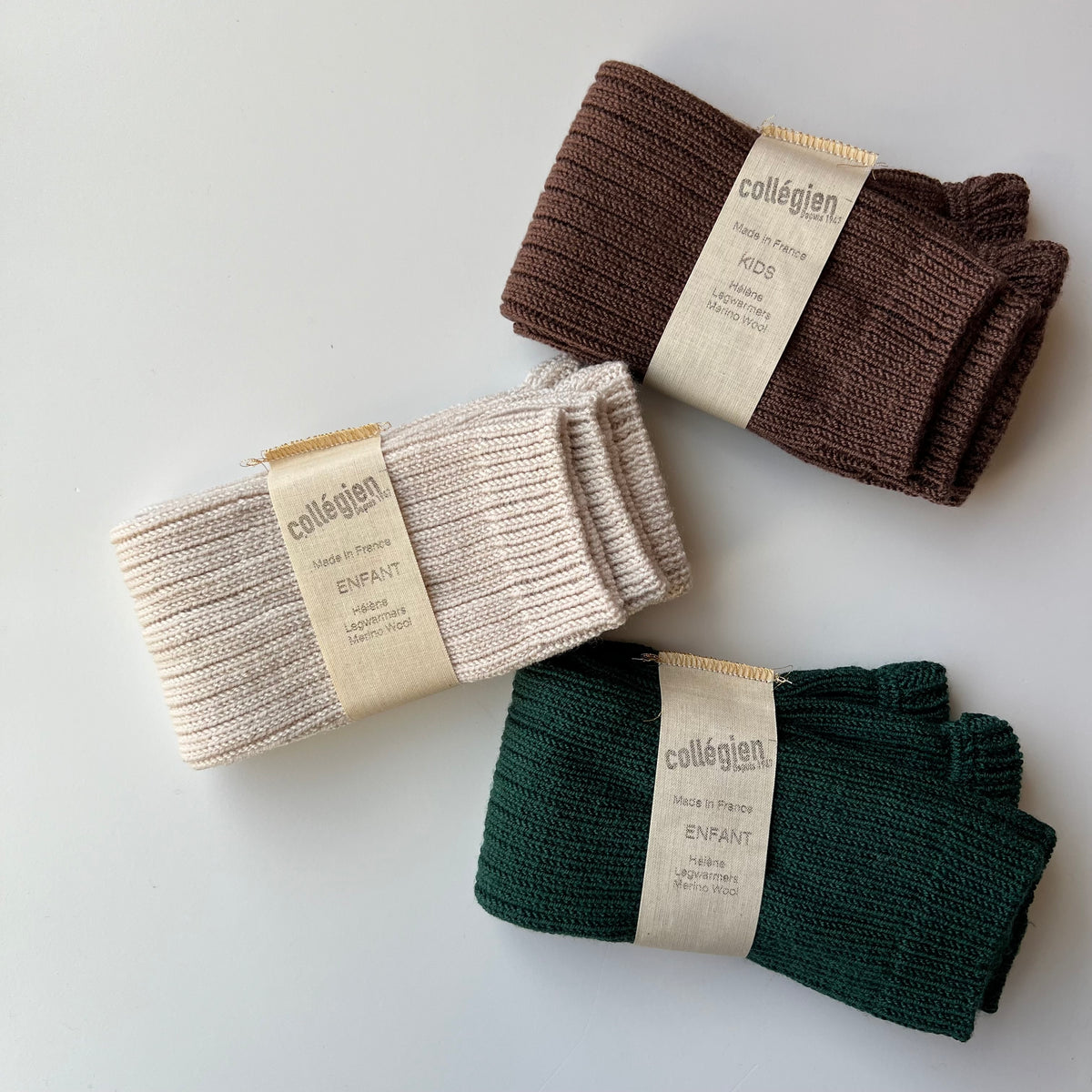 collegien / Helène - Ribbed Merino Wool Leg Warmers