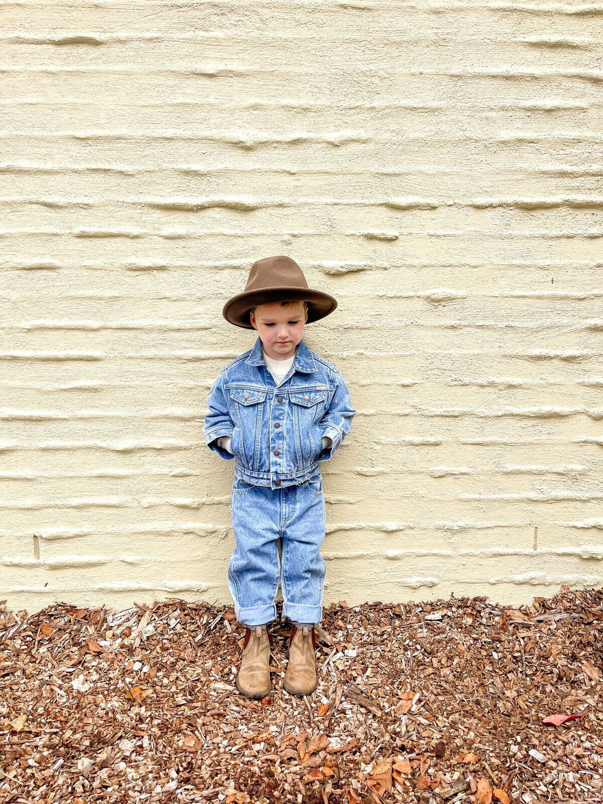 twin collective / TRUCKER JACKET - THUNDER BLUE