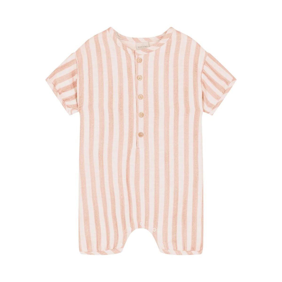 studio boheme paris / COMBINAISON BEBECITO - PINK STRIPES