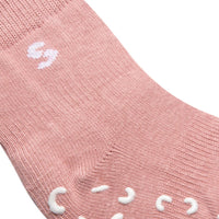 STUCKIES / cotton socks - moon / dusty coral