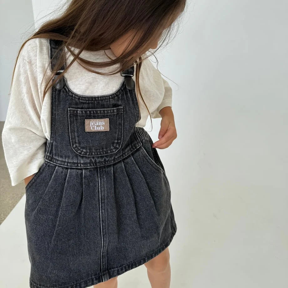 twin collective / BOWIE DRESS - WASHED BLACK
